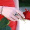 Cluster Ring in Sterling Silver Multi