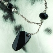 Deco Necklace in Jet (Black)