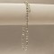 Crystal Anklet in Sterling Silver Crystal (Clear AB)