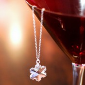 Snowflake Necklace in Sterling Silver