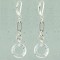 Cosmic Ring Dangles in Sterling Silver Crystal (Clear)
