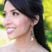 Navette Cluster Earrings shown in 18k Gold Vermeil Goddess