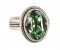 Swarovski Crystal Oval Ring in Peridot