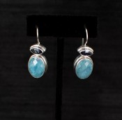 Neptune Topaz & Aquamarine Earrings