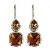 Swarovski Crystal Copper Earrings