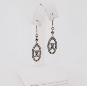 Oval Drop Earrings