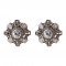 Cubic Zirconia & Marcasite Star Post Earrings