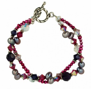 Purple Rain Double Bracelet