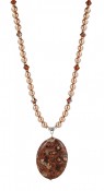 Almond Roca Necklace in Sterling Silver