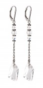 Deco Earrings in Crystal (Clear)