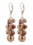 Almond Roca Cluster Earrings