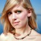 Eclectic Necklace shown in Sterling Silver Olive. Shown with Pearl Drop Earrings in Sterling Silver Dark Green.