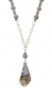 Aquamarine Chain Necklace