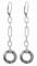 Cosmic Ring Dangles in Sterling Silver Crystal CAL