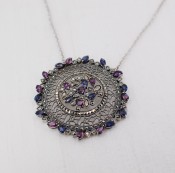 Amethyst & Iolite Necklace