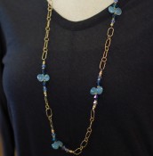 Blue Chalcedony Necklace