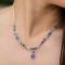 Crystal Lite Necklace in 18K Gold Vermeil Catalina