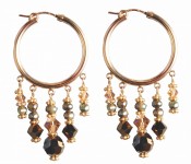 Cactus Hoop Earrings
