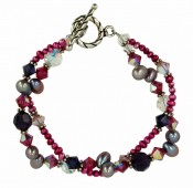 Purple Rain Double Bracelet
