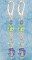Crystal Dangle Earrings in 18k Gold Vermeil Serenity