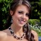 Allure Statement Necklace shown with the Allure Statement Cluster Earrings.