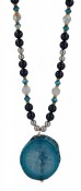 Blue Crush Necklace in 18k Gold Vermeil