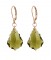 Baroque Earrings in Olivine 18k Gold Vermeil