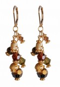 Pyrite Cluster Earrings