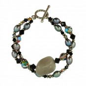 Gray Moonstone Bracelet