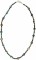 Small Cube Necklace in Crystal Vitrail Medium