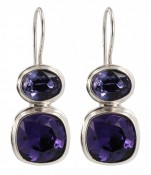 Swarovski Purple Velvet & Tanzanite Earring
