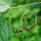 Infinity Earrings shown in 18K Gold Vermeil Browns.