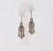 Quartz & Marcasite Drops Earring