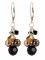 Crystal & Pearl Cluster Earrings in Sterling Silver Canyon