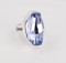 Swarovski Calypso Gemstone Ring in Provence Lavender