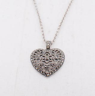 Filigree Heart Necklace