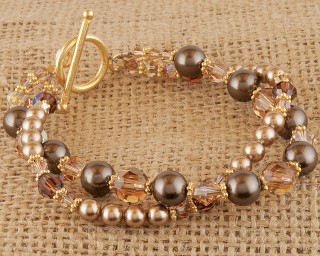 Sandy Beach Bracelet in 18K Gold Vermeil