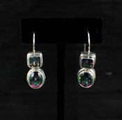 Mystic Topaz Oval & Princess Post Earrings
