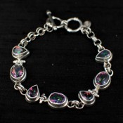 Mystic Topaz Teardrop & Oval Bracelet