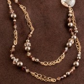 Sandy Beach Eclectic Long Necklace