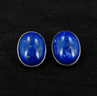 Lapis Post Earrings