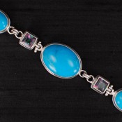 Turquoise & Mystic Topaz Bracelet