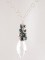 Navette Cluster Necklace in Sterling Silver Chambray