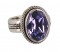 Swarovski Crystal Oval Ring in Tanzanite