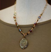 Jasper Drop Necklace