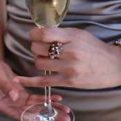 Cluster Ring in Sterling Silver Sandy Beach