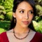 Classic Necklace in 18K Gold Vermeil Dark Multi shown with the Crystal Cluster Earrings in Dark Multi.