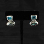 Mystic & Blue Topaz Post Earrings