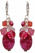 Raspberry Sorbet Earrings