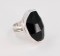 Swarovski Calypso Gemstone Ring in Jet (Black)